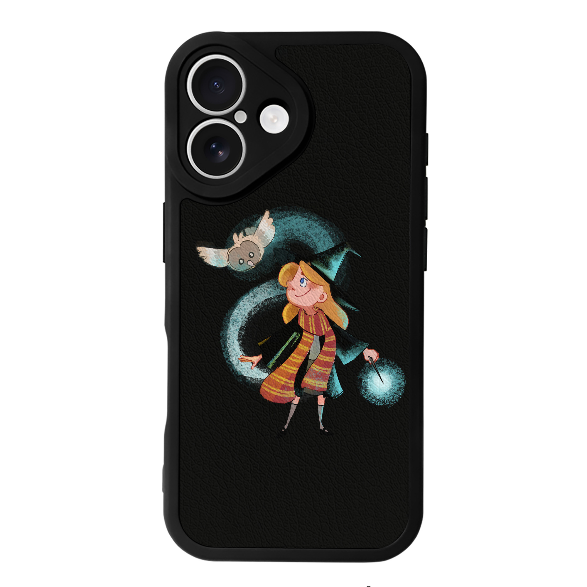 （画像用） Harry Potter ハリー・ポッターシリーズ 【iPhone 16シリーズ対応】シリコンスマホケース（レザー調） 材質：シリコン